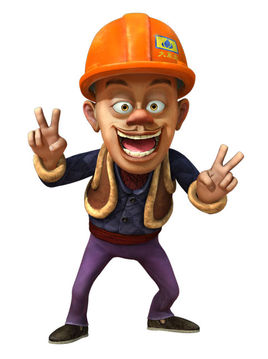 光頭強(qiáng)微型挖掘機(jī)